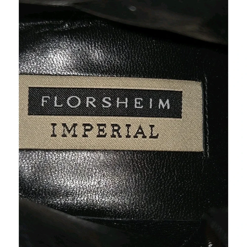 Men's Florsheim Imperial Black Zip Made In Italy Boots Sz 7D